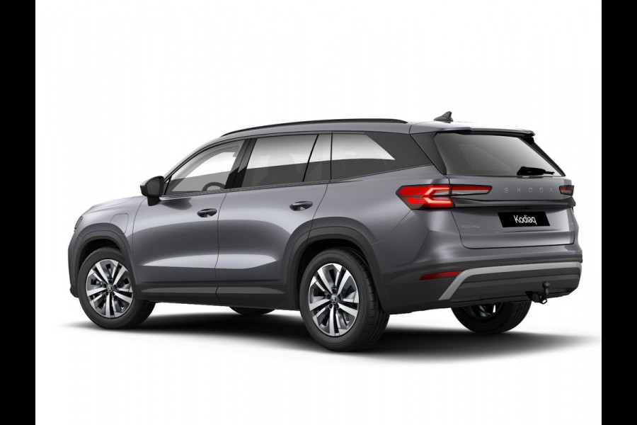 Škoda Kodiaq 1.5 TSI PHEV Edition 204 pk 6 versn. DSG | Sunset | Trekhaak |  18" lichtmetalen velgen Soira aero, zilver
