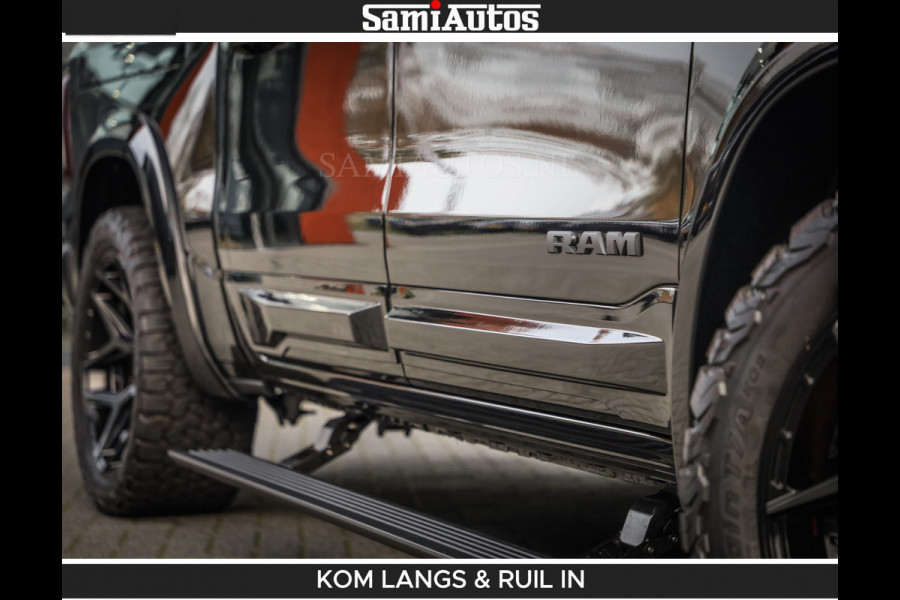 Dodge Ram LIMITED 2026 5.7 V8 HEMI | MAXIMAAL UITGERUST | DUBBELE CABINE | 5 PERSOONS | DC | Allernieuwste Limited uitvoering – volledig uitgerust met alle opties, inclusief MWK en normale laadbak Voorraad nr 3806