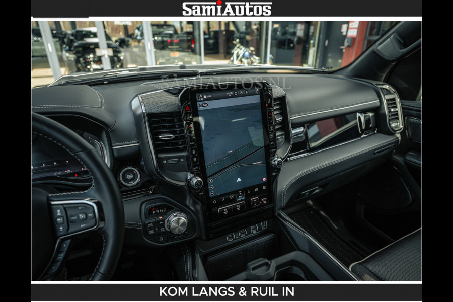 Dodge Ram LIMITED 2026 5.7 V8 HEMI | MAXIMAAL UITGERUST | DUBBELE CABINE | 5 PERSOONS | DC | Allernieuwste Limited uitvoering – volledig uitgerust met alle opties, inclusief MWK en normale laadbak Voorraad nr 3806