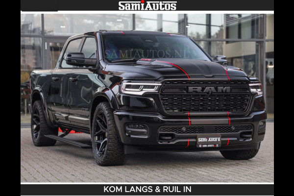 Dodge Ram LIMITED 2026 5.7 V8 HEMI | MAXIMAAL UITGERUST | DUBBELE CABINE | 5 PERSOONS | DC | Allernieuwste Limited uitvoering – volledig uitgerust met alle opties, inclusief MWK en normale laadbak Voorraad nr 3806