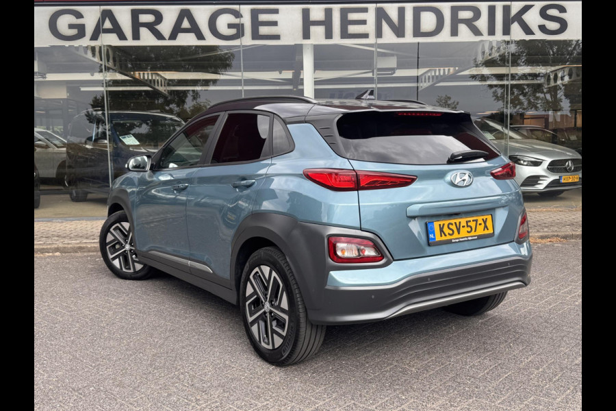 Hyundai Kona EV Premium 64 kWh | SOH: 95,4% | Full Options | 3 Fase | Warmtepomp | Two Tone | Afn. Trekhaak | Blindspot | | Leder |
