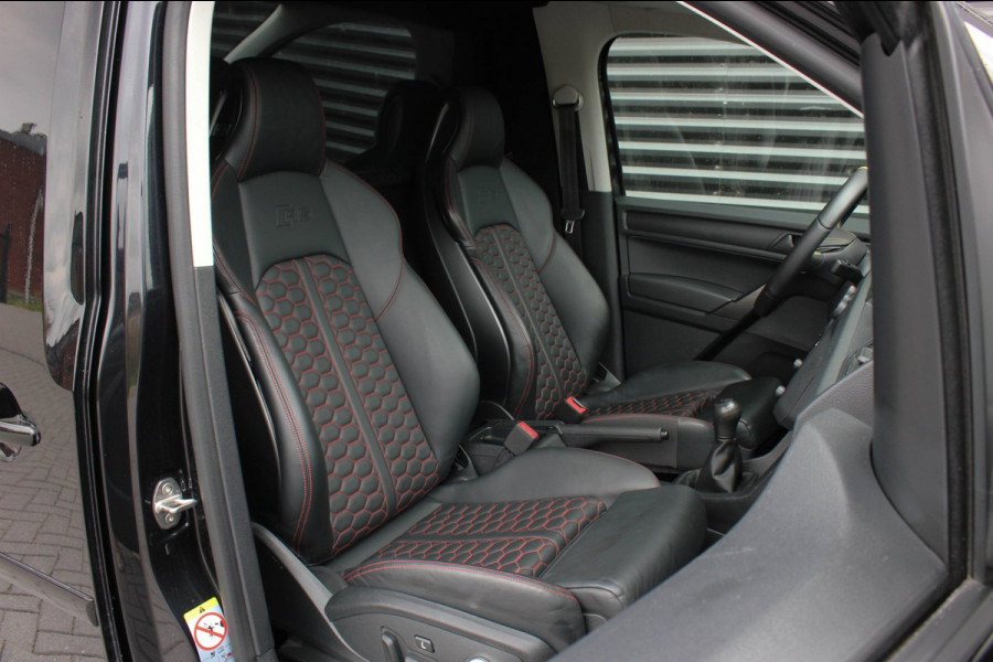 Volkswagen Caddy 2.0 TDI L1H1 185PK JB- EDITION / 87DKM / NIEUWSTAAT / TREKHAAK / ELEK- PAKKET / LEDEREN BEKLEDING / APPLE CARPLAY