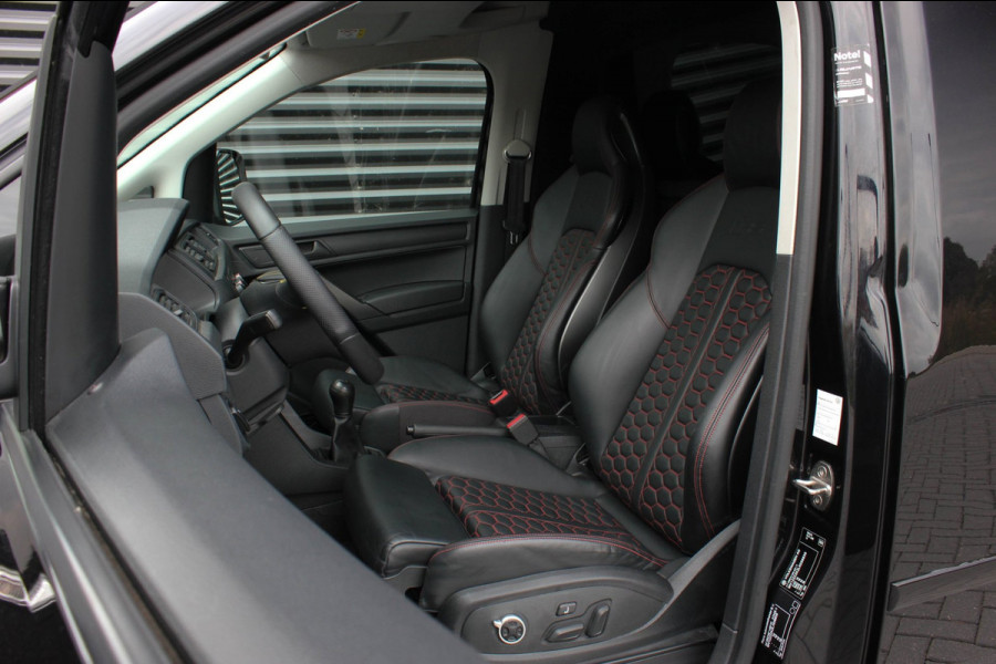 Volkswagen Caddy 2.0 TDI L1H1 185PK JB- EDITION / 87DKM / NIEUWSTAAT / TREKHAAK / ELEK- PAKKET / LEDEREN BEKLEDING / APPLE CARPLAY