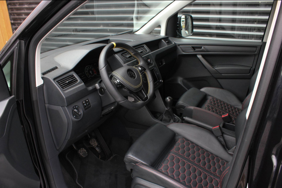Volkswagen Caddy 2.0 TDI L1H1 185PK JB- EDITION / 87DKM / NIEUWSTAAT / TREKHAAK / ELEK- PAKKET / LEDEREN BEKLEDING / APPLE CARPLAY