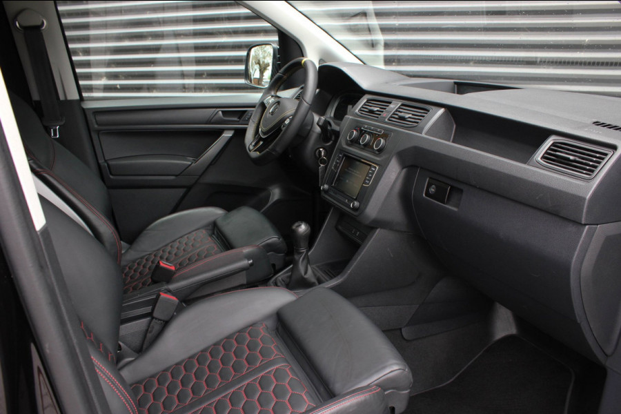Volkswagen Caddy 2.0 TDI L1H1 185PK JB- EDITION / 87DKM / NIEUWSTAAT / TREKHAAK / ELEK- PAKKET / LEDEREN BEKLEDING / APPLE CARPLAY