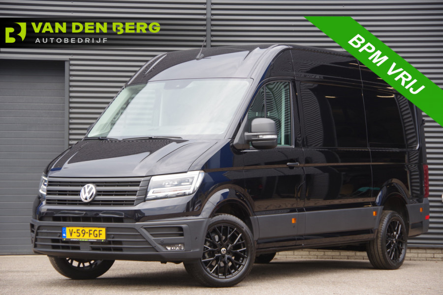 Volkswagen Crafter 35 2.0 TDI L3H3(L2H2) 3-ZITS, 177PK AUT. LED, TREKHAAK, STOELVERWARMING, ADAPT. CRUISE, CAMERA, NAVI, AIRCO, PARKEERSENSOREN, NL