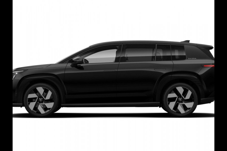 Škoda Peaq 90 Business Edition 7p. 286 pk | Suite Interieur | Adaptive Chassis Control Pakket | Assist pakket | Convenience Pakket met stoelventilatie | Derde zitrij | Simply Clever | Tech pakket | Trekhaak | Warmtepomp | Winter pakket |  21" lichtmetalen velgen "Javan" zwart gepolijst