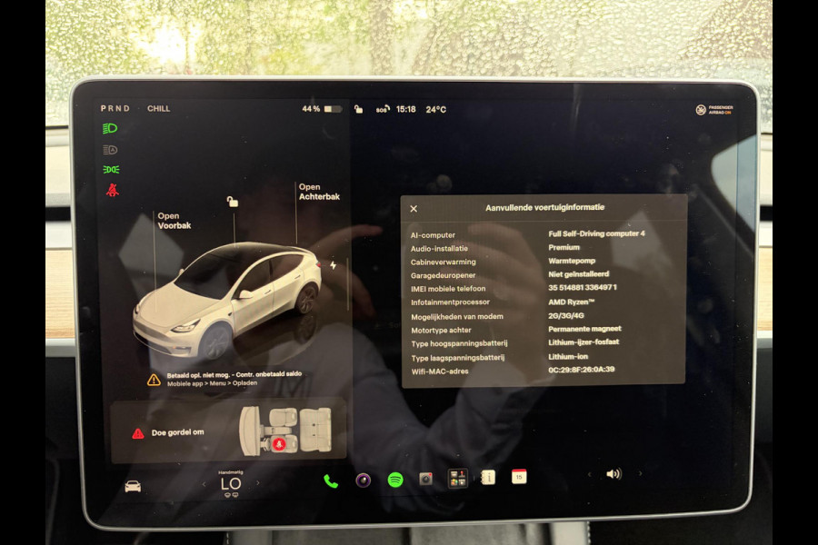 Tesla Model Y RWD 58 kWh SOH 95% | BTW VERREKENBAAR | TESLA FABRIEKSGARANTIE TOT 01-2029 OF 80.000 KM | TESLA FABRIEKSGARANTIE HOOGVOLT ACCU & AANDRIJFLIJN TOT 01-2033 OF 160.000 KM | ALL-IN PRIJS SOH 95 | BTW Verrkenbaar | Tesla fabrieksgarantie tot 1-2029 of tot 80.000KM | Tesla fabrieksgarantie hoogvolt accu en aandrijflijn tot 1-2033 of tot 160.000KM | ALL IN PRIJS |