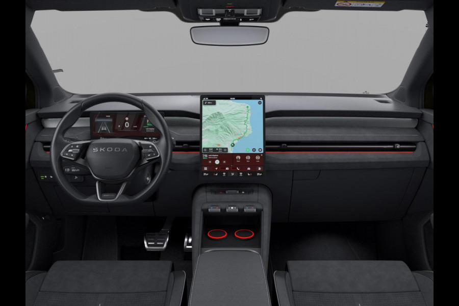 Škoda Peaq 90 Sportline 7p. 286 pk | Winter Pakket | Trekhaak | Panorama Dak | Zwart Dak | Derde zitrij | Velgen: 21" lichtmetalen velgen "Dugong" zwart gepolijst