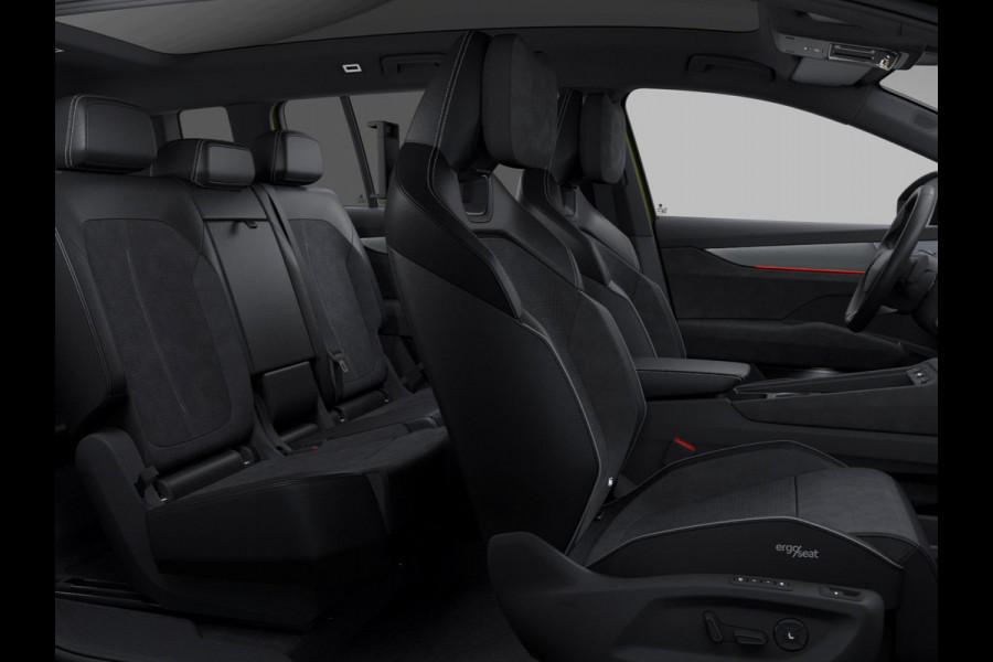 Škoda Peaq 90 Sportline 7p. 286 pk | Winter Pakket | Trekhaak | Panorama Dak | Zwart Dak | Derde zitrij | Velgen: 21" lichtmetalen velgen "Dugong" zwart gepolijst