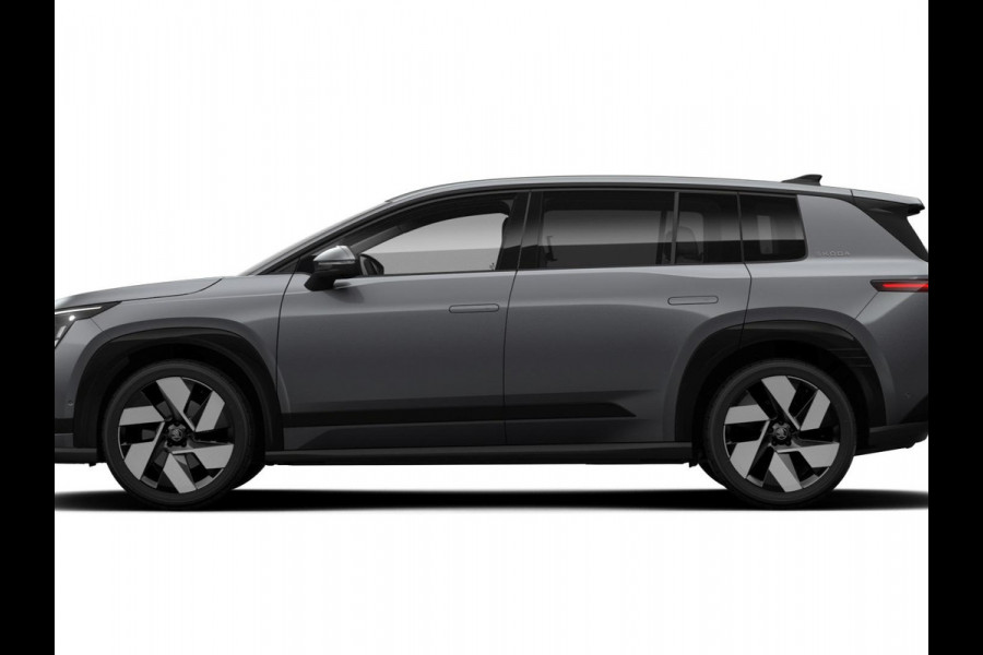 Škoda Peaq 90 Business Edition 7p. 286 pk | Tech Pakket | Trekhaak | Winter Pakket | Derde zitrij | Convenience Pakket met stoelventilatie | Assist Pakket | Adaptive Chassis Control Pakket |  Interieur 'Suite' Ceramique | Velgen 21" lichtmetalen velgen "Javan" zwart gepolijst
