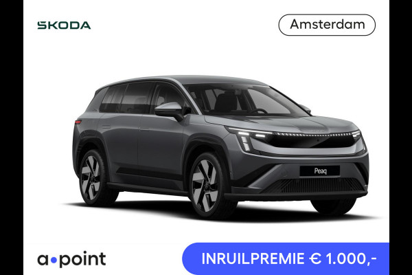 Škoda Peaq 90 Business Edition 7p. 286 pk | Tech Pakket | Trekhaak | Winter Pakket | Derde zitrij | Convenience Pakket met stoelventilatie | Assist Pakket | Adaptive Chassis Control Pakket |  Interieur 'Suite' Ceramique | Velgen 21" lichtmetalen velgen "Javan" zwart gepolijst