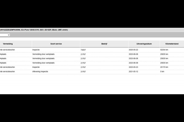 Volkswagen ID.4 Pure 52 kWh 170pk NAVI/PDC/CARPLAY