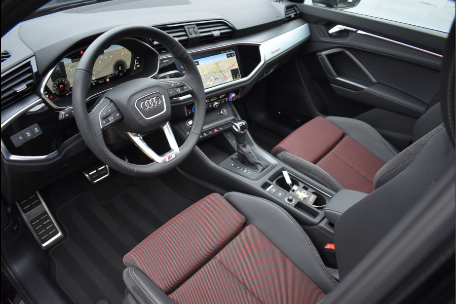 Audi Q3 Sportback 45 TFSI e S-Line 245 Pk Pano Sonos 360 Leder Matrix Trekhaak Keyless ACC 20 Inch
