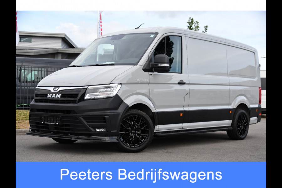 MAN TGE 3.140 35 2.0 L3H2 PB Edition Camera, Cruise, Carplay, LED, 140pk, Automaat, Multimedia, 3000kg Trekhaak, voorruit verwarming, Uniek!