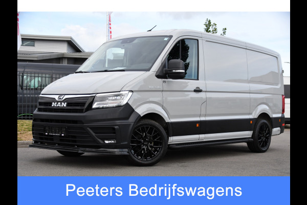 MAN TGE 3.140 35 2.0 L3H2 PB Edition Camera, Cruise, Carplay, LED, 140pk, Automaat, Multimedia, 3000kg Trekhaak, voorruit verwarming, Uniek!