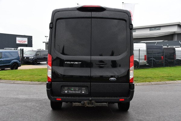 Ford Transit 350 2.0 TDCI L3H2 Black Edition Camera, Cruise, Carplay, 185pk, Xenon, Multimedia, Automaat, Trekhaak, Sensoren, Uniek!