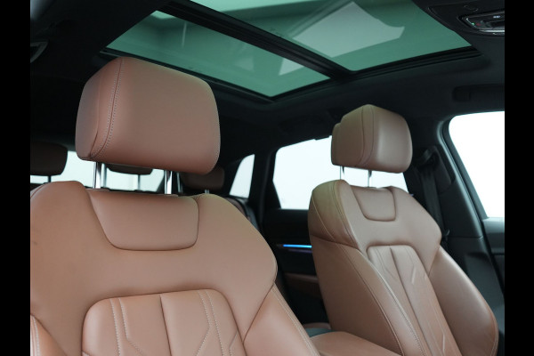 Audi Q8 e-tron 50 quattro S Line 95 kWh 340pk Dealer O.H | Luchtvering | Trekhaak Afn. | Adaptive Cruise | Bang & Olufsen | Head Up | 360 Camera | Lederen Sportstoelen & Stuur Verwarmd | Keyless | Apple Carplay | BLIS | Virtual | Navigatie | DAB | 21"L.M |