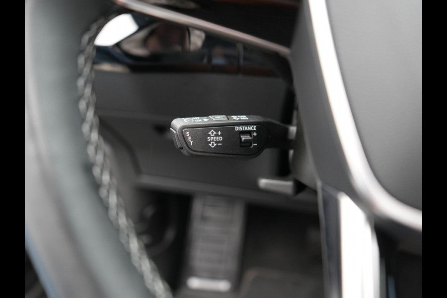 Audi Q8 e-tron 50 quattro S Line 95 kWh 340pk Dealer O.H | Luchtvering | Trekhaak Afn. | Adaptive Cruise | Bang & Olufsen | Head Up | 360 Camera | Lederen Sportstoelen & Stuur Verwarmd | Keyless | Apple Carplay | BLIS | Virtual | Navigatie | DAB | 21"L.M |