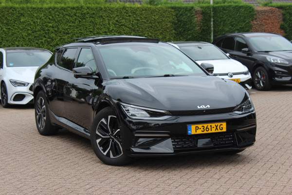 Kia Ev6 GT-Line 77.4 kWh / SoH 94,4% / Full option! / Panoramadak / 360Camera / Head-up / Keyless / 19'' / Half leder / Matrix LED / DAB / ACC / Stoelverwarming V+A / Warmtepomp