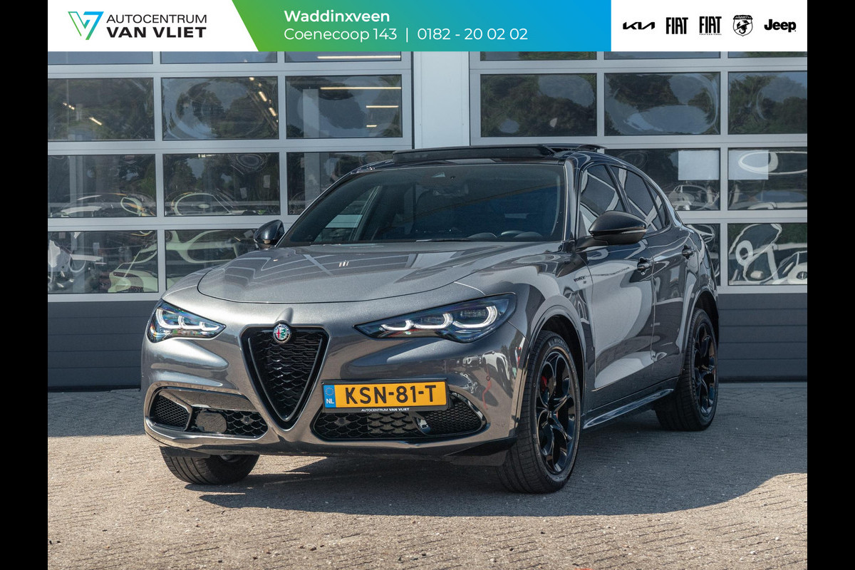 Alfa Romeo Stelvio 2.0 Turbo 280pk AWD Veloce | Schuif/Kanteldak | Harman Kardon | Adapt. Cruise | Matrix LED | Winter Pack | Apple Carplay