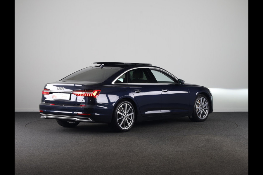 Audi A6 Limousine 50 TFSI e quattro Advanced edition 299pk | Private lease vanaf €908 | Panoramadak | Head Up display | B&O Audio  | Elektrisch verstelbare voorstoelen met geheugen