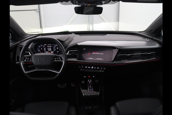 Audi Q4 Sportback e-tron 40 Launch edition S Competition 77 kWh | SOH 92,5% | Panoramadak | Leder | Stoelverwarming | Adaptive cruise | Head-up | SONOS audio | Sfeerverlichting | Carplay | Trekhaak