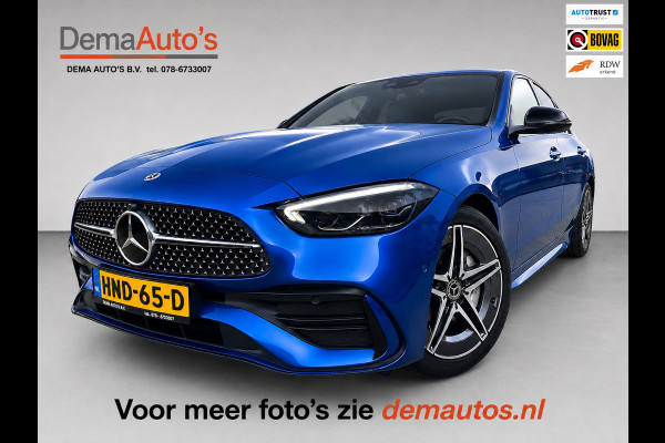 Mercedes-Benz C-Klasse 300 e AMG BLACK-LINE 313PK SOH-TEST/LUCHTVERING/PANO/V-COCKPIT/NAVI/DAB/CARPLAY/CAM///