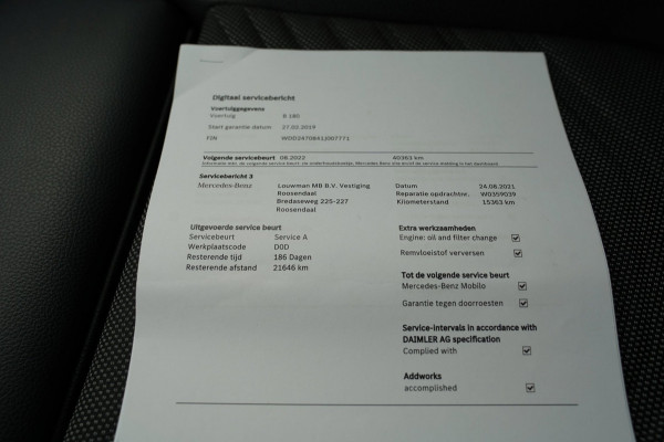 Mercedes-Benz B-Klasse 180 Business Solution|Prijs rijklaar incl 12 mnd garantie|Afn Trekhaak Navi Elek klep