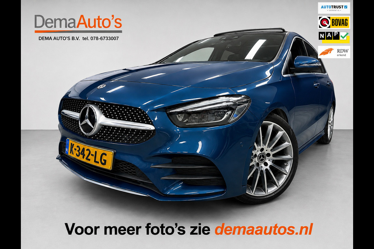 Mercedes-Benz B-Klasse 180 AMG-EDITION PREMIUM PLUS 19'' PANO/BURMESTER/STOEL-M/SFEERVERL/360CAM/DAB/CARPLAY///