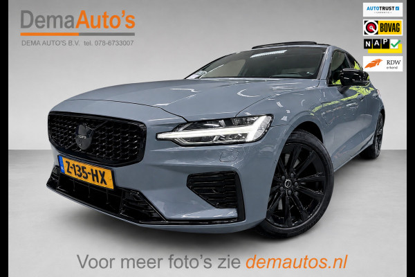 Volvo S60 2.0 T6 AWD R-DESIGN BLACK-LINE PANO/B&W/LEDER/H-UP/360CAM/DAB/CARPLAY/LED/ECC/PDC///