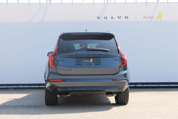 Volvo XC90 T8 455pk Automaat AWD Ultra Black Edition Stoelmassage - en ventilatie Luchtvering / Trekhaak / Panoramadak / Google services / Elektrisch bedienbare voorstoelen met geheugen / Stoelverwarming voor en achter
