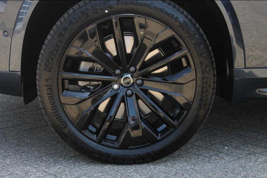 Volvo XC90 T8 455pk Automaat AWD Ultra Black Edition Stoelmassage - en ventilatie Luchtvering / Trekhaak / Panoramadak / Google services / Elektrisch bedienbare voorstoelen met geheugen / Stoelverwarming voor en achter