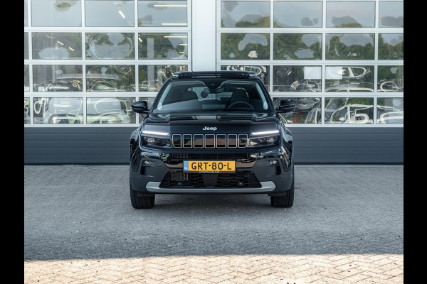 Jeep Avenger 1.2 e-Hybrid Summit | Infotainment Pack | Schuif/Kanteldak | Leder&Winter Pack | 19" Brute velgen