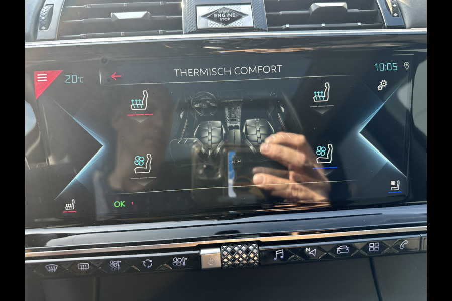 DS 7 Crossback Crossback 300pk E-Tense 4x4 Louvre (Elektrisch Schuifdak - Leder incl verwarming/koeling/massage/geheugen - NightVision - Focal