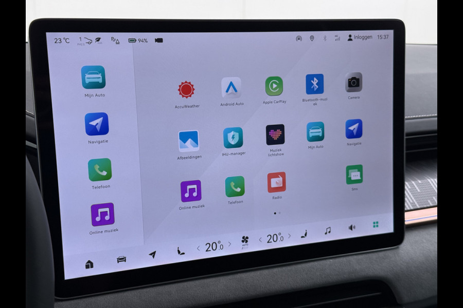 ZEEKR 001 AWD Performance 544PK 100kWh SOH 97% Panoramadak Warmtepomp 360°Camera Adap.Cruise Navi Ecc Stoel+Stuur+Achterbankverwarming Hea Lmv 22" Pdc Elek.Achterklep Matrix Led Apple Carplay/Android Auto Draadloze telefoonlader 2.000kg Trekvermogen! 1e Eigenaar Origineel Nederlandse Auto