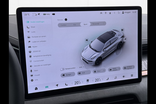 ZEEKR 001 AWD Performance 544PK 100kWh SOH 97% Panoramadak Warmtepomp 360°Camera Adap.Cruise Navi Ecc Stoel+Stuur+Achterbankverwarming Hea Lmv 22" Pdc Elek.Achterklep Matrix Led Apple Carplay/Android Auto Draadloze telefoonlader 2.000kg Trekvermogen! 1e Eigenaar Origineel Nederlandse Auto