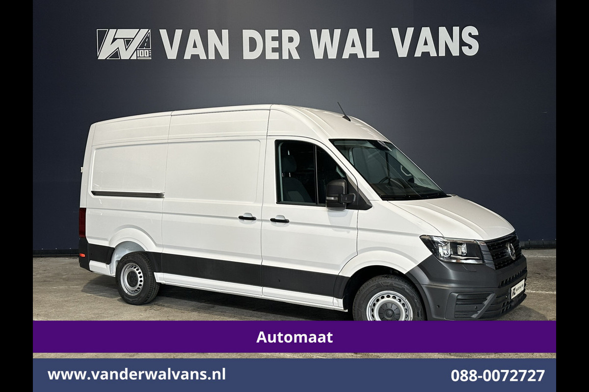 Volkswagen Crafter 2.0 TDI 141pk Automaat L3H3 L2H2 Euro6 Airco | Camera | Apple Carplay | 3000kg Trekhaak | Adaptieve Cruisecontrol Android Auto, Chauffeursstoel, Parkeersensoren, Stoelverwarming, Tachograaf
