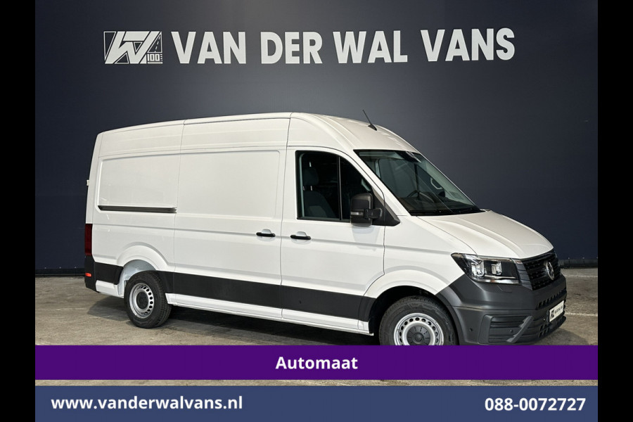 Volkswagen Crafter 2.0 TDI 141pk Automaat L3H3 L2H2 Euro6 Airco | Camera | Apple Carplay | 3000kg Trekhaak | Adaptieve Cruisecontrol Android Auto, Chauffeursstoel, Parkeersensoren, Stoelverwarming, Tachograaf