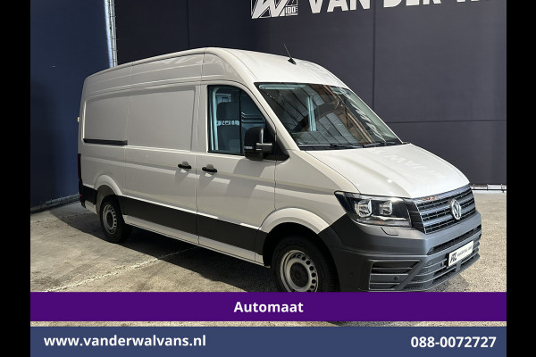 Volkswagen Crafter 2.0 TDI 141pk Automaat L3H3 L2H2 Euro6 Airco | Camera | Apple Carplay | 3000kg Trekhaak | Adaptieve Cruisecontrol Android Auto, Chauffeursstoel, Parkeersensoren, Stoelverwarming, Tachograaf