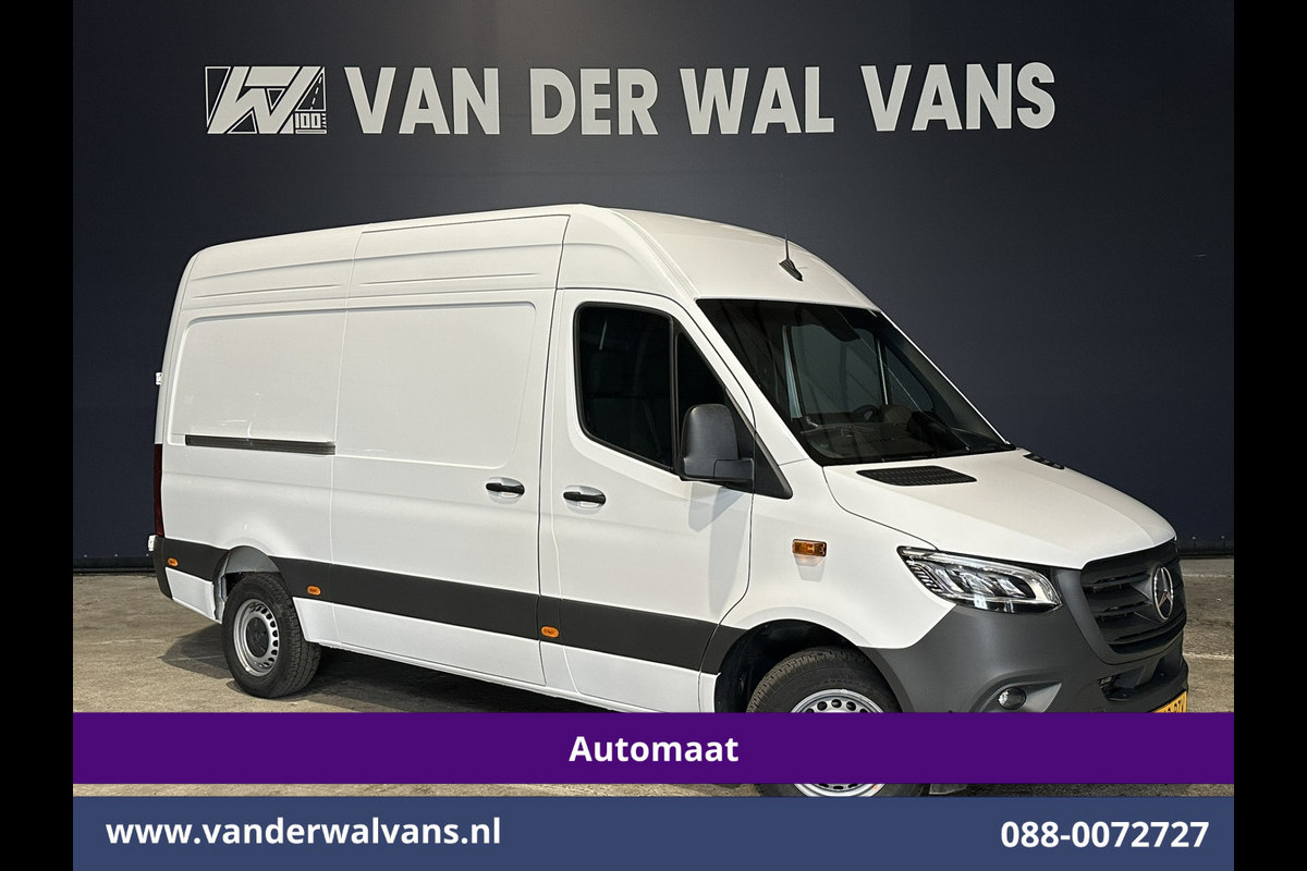 Mercedes-Benz Sprinter 317 CDI 170pk 9G-Tronic Automaat L2H2 2025 model Euro6 Airco | Camera | XXL Navigatie | Adaptieve Cruisecontrol | LED Chauffeursstoel, Parkeersensoren, Stoelverwarming, Bijrijdersbank