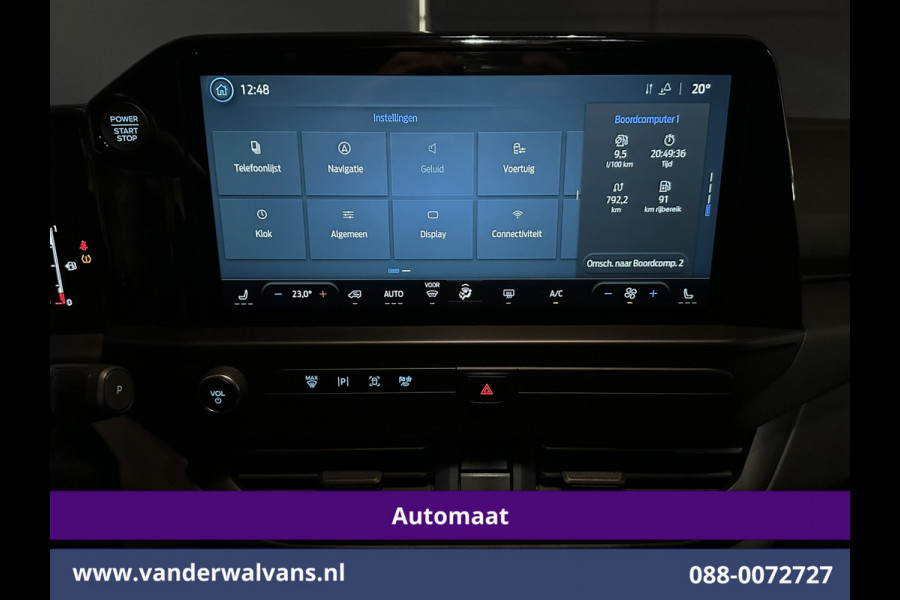 Ford Transit Custom 2.0 TDCI 136pk Automaat L1H1 Euro6 Airco | Camera | Navigatie | LED | LM Velgen | Apple Carplay Android Auto, Stoelverwarming, Verwarmde voorruit, Parkeersensoren, Bijrijdersbank