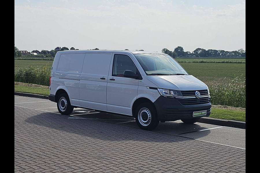Volkswagen Transporter 2.0 TDI L2H1 28 T6.1, NAP, Euro6, Airco, 110Pk, Pdc,Oh-Historie, 1e Eigenaar, Achterdeuren