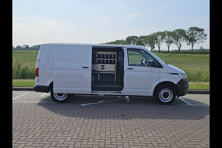 Volkswagen Transporter 2.0 TDI L2H1 28 T6.1, NAP, Euro6, Airco, 110Pk, Pdc,Oh-Historie, 1e Eigenaar, Achterdeuren