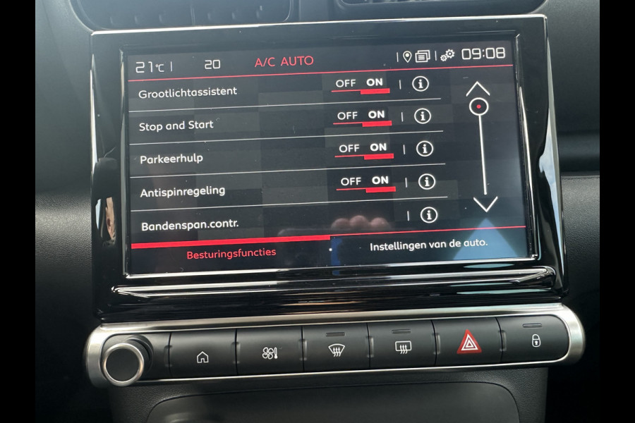 Citroën C3 Aircross 130PK eat6 Automaat MAX (NAVIGATIE - CAMERA - CLIMATE CONTROL - HEAD UP DISPLAY - KEYLESS ENTRY)