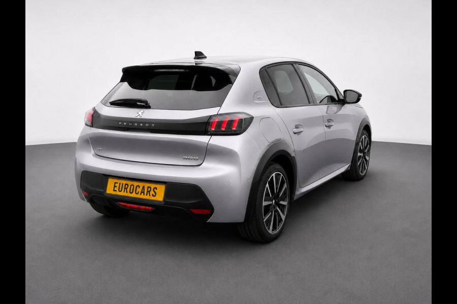 Peugeot 208 1.2 PureTech GT-line Automaat Navigatie Apple CarPlay Android Auto Parkeerhulp Cruise control Climate control Lichtmetalen velgen