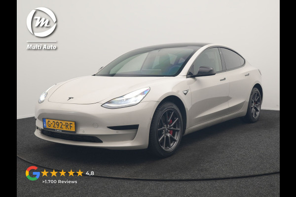 Tesla Model 3 Standard RWD Plus 60 kWh 325pk | Adaptive Cruise | Panodak | Self Driving | Camera | Keyless | Navigatie Via Google Maps | Spotify | DAB | 19"L.M |