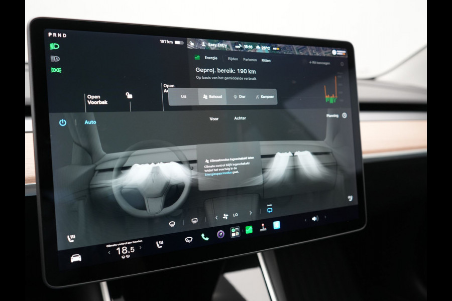 Tesla Model 3 Standard RWD Plus 60 kWh 325pk | Adaptive Cruise | Panodak | Self Driving | Camera | Keyless | Navigatie Via Google Maps | Spotify | DAB | 19"L.M |