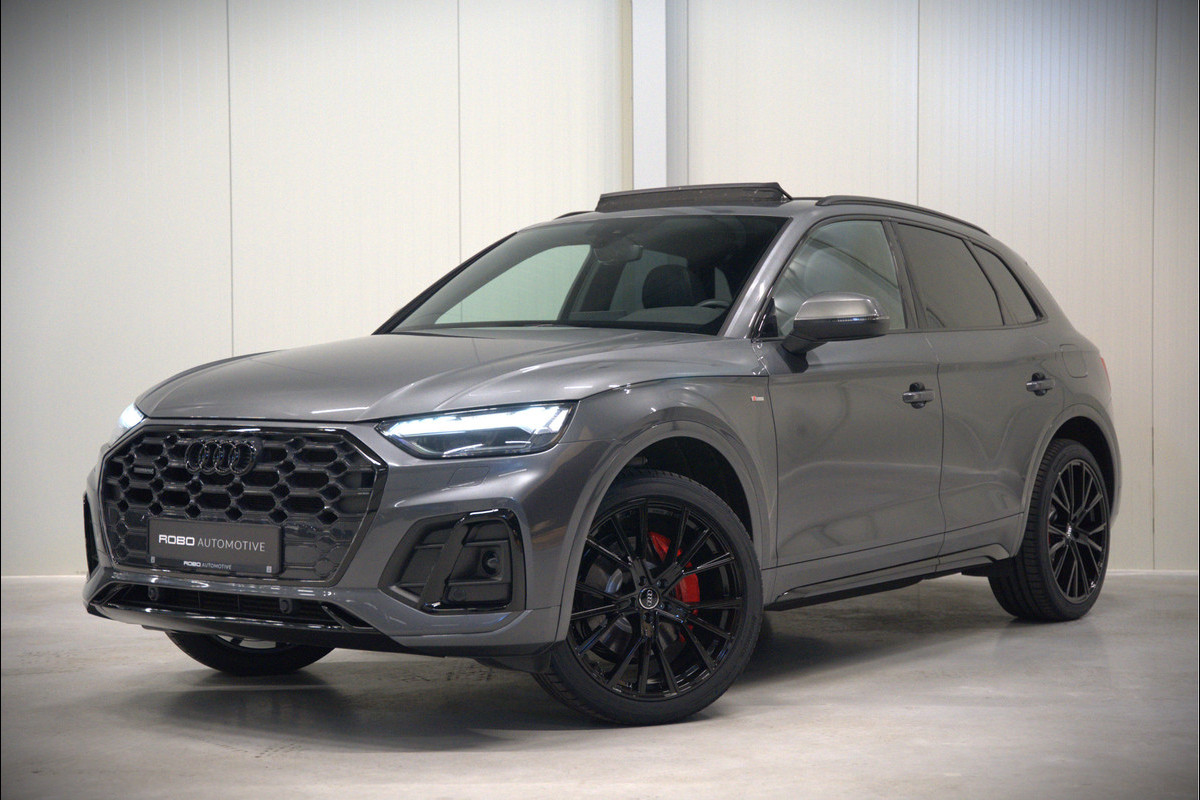 Audi Q5 50 TFSI e S edition S-Line | Panoramadak | Adaptive Cruise Control | Stoelverwarming | Ambiance Verlichting | Camera | Navigatie | Apple Carplay | Keyless | Trekhaak | SOH 92%