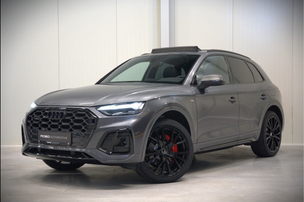 Audi Q5 50 TFSI e S edition S-Line | Panoramadak | Adaptive Cruise Control | Stoelverwarming | Ambiance Verlichting | Camera | Navigatie | Apple Carplay | Keyless | Trekhaak | SOH 92%